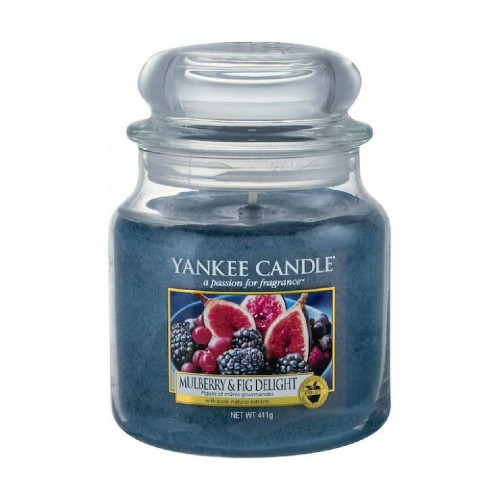 Yankee Candle Mulberry & Fig Delight Αρωματικό Κερί  411gr