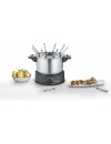 Severin FO 2470 Fondue Set with 8 Colour Forks 1500watt Stainless Steel