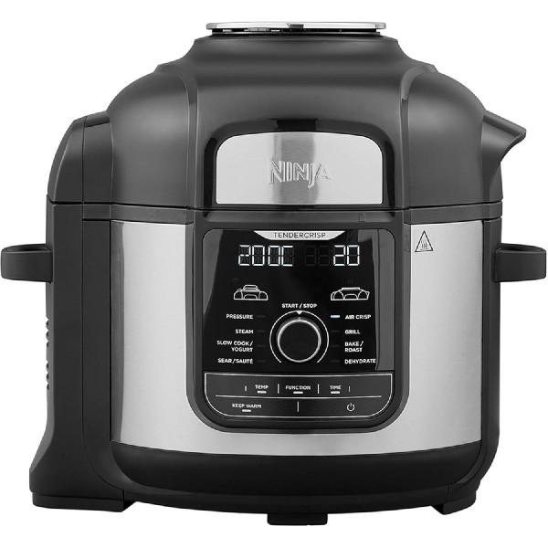 Ninja OP500EU Foodi MAX Multi-Cooker 1760 watt  7,5 lt silver black