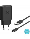 Motorola JMC202-C TurboPower charger 20 watt USB-A to USB-C with cable black