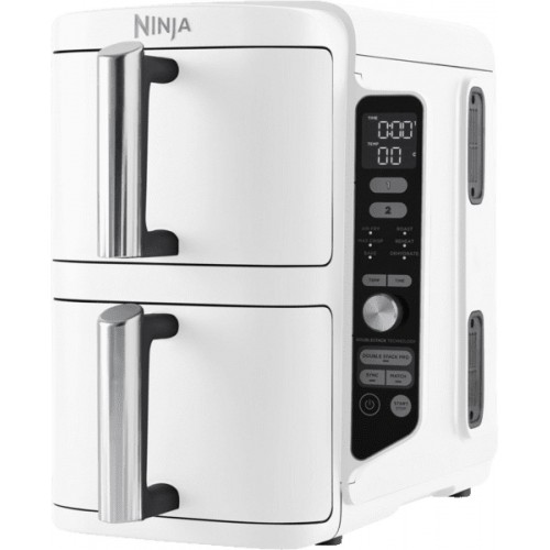 Ninja SL400EUWH Double Stack XL 9.5lt Double Basket  2470 watt Air Fryer white