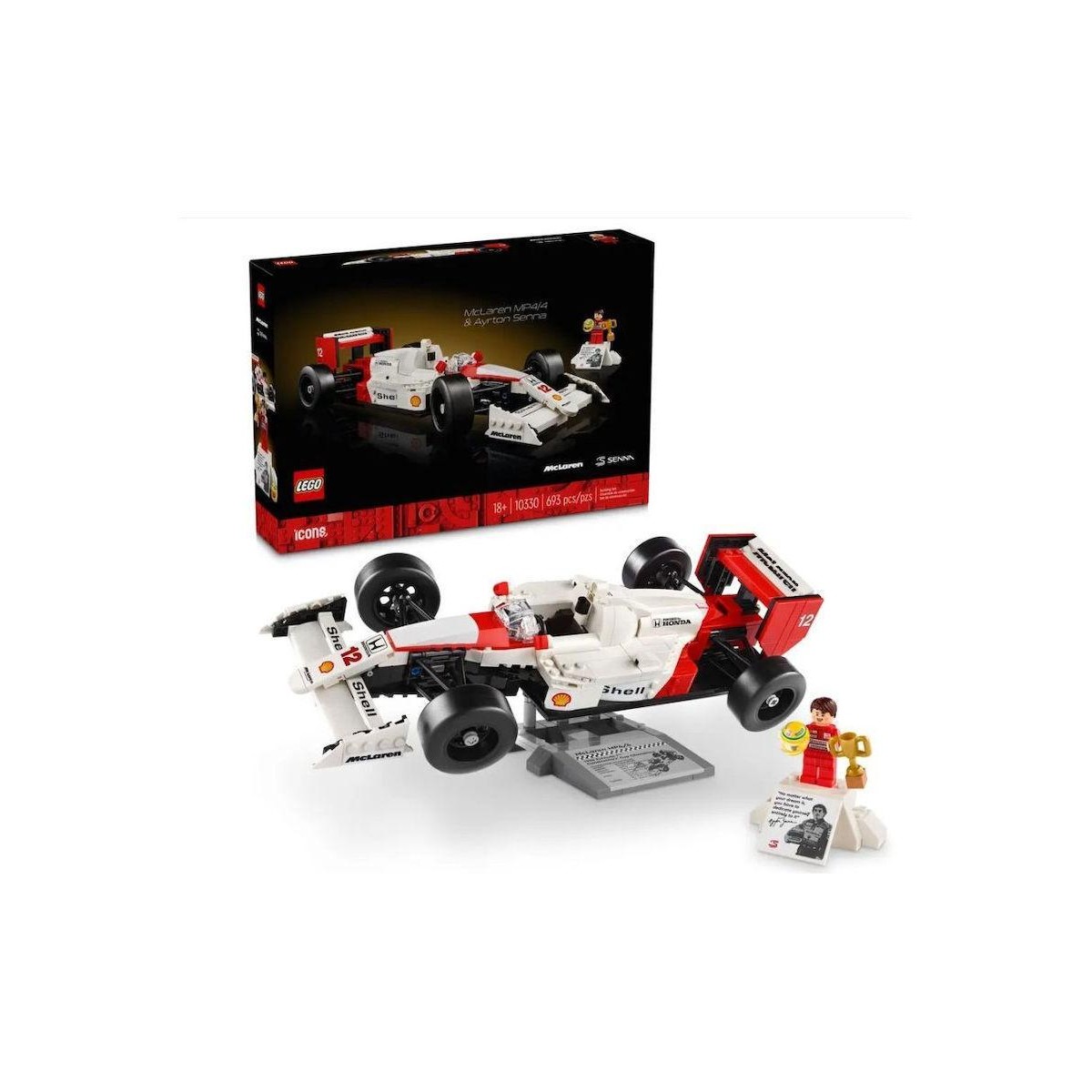 LEGO® Icons McLaren MP4/4 & Ayrton Senna (10330)