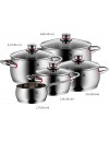 WMF WMF7455 Quality One Cooking Pot Set 5pcs (07 7455 6380)