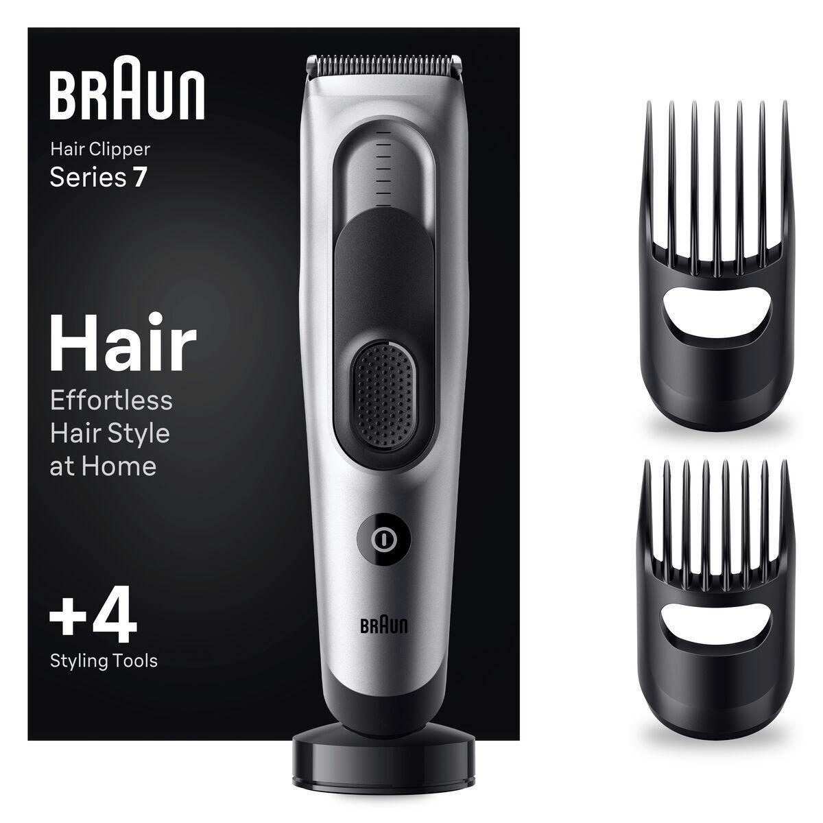 Braun HC7390 Series 7 Hair Clipper Silver