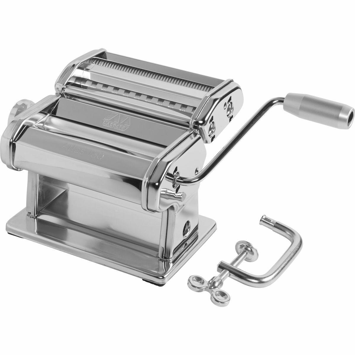 Marcato Atlas 150 pasta machine Made in Italy silver