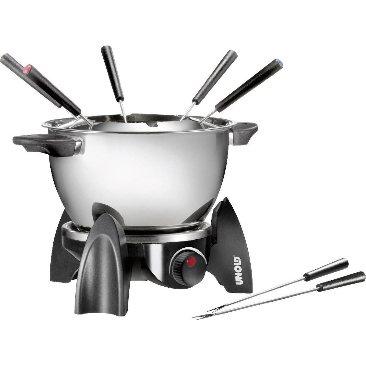 Unold 48615 Electric Fondue Set 0,8 lt stainless steel black