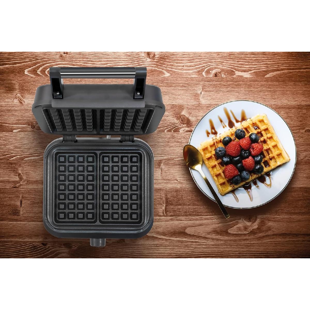 Unold 48275 Belgian Waffle Maker Brussels 1500 watt black