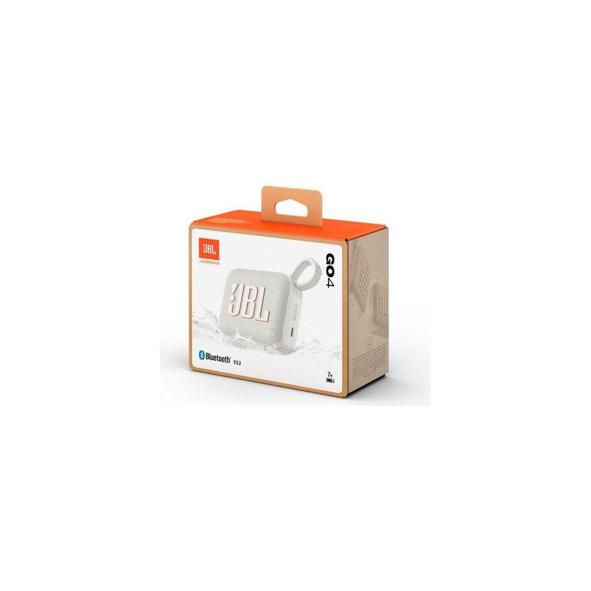 JBL Go 4 bluetooth speaker white