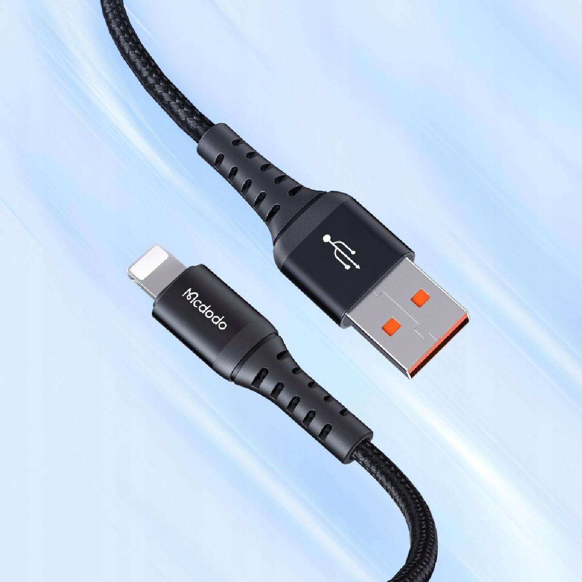 Mcdodo CA-2261 USB-A to Lightning Data-Charging Cable 1m black