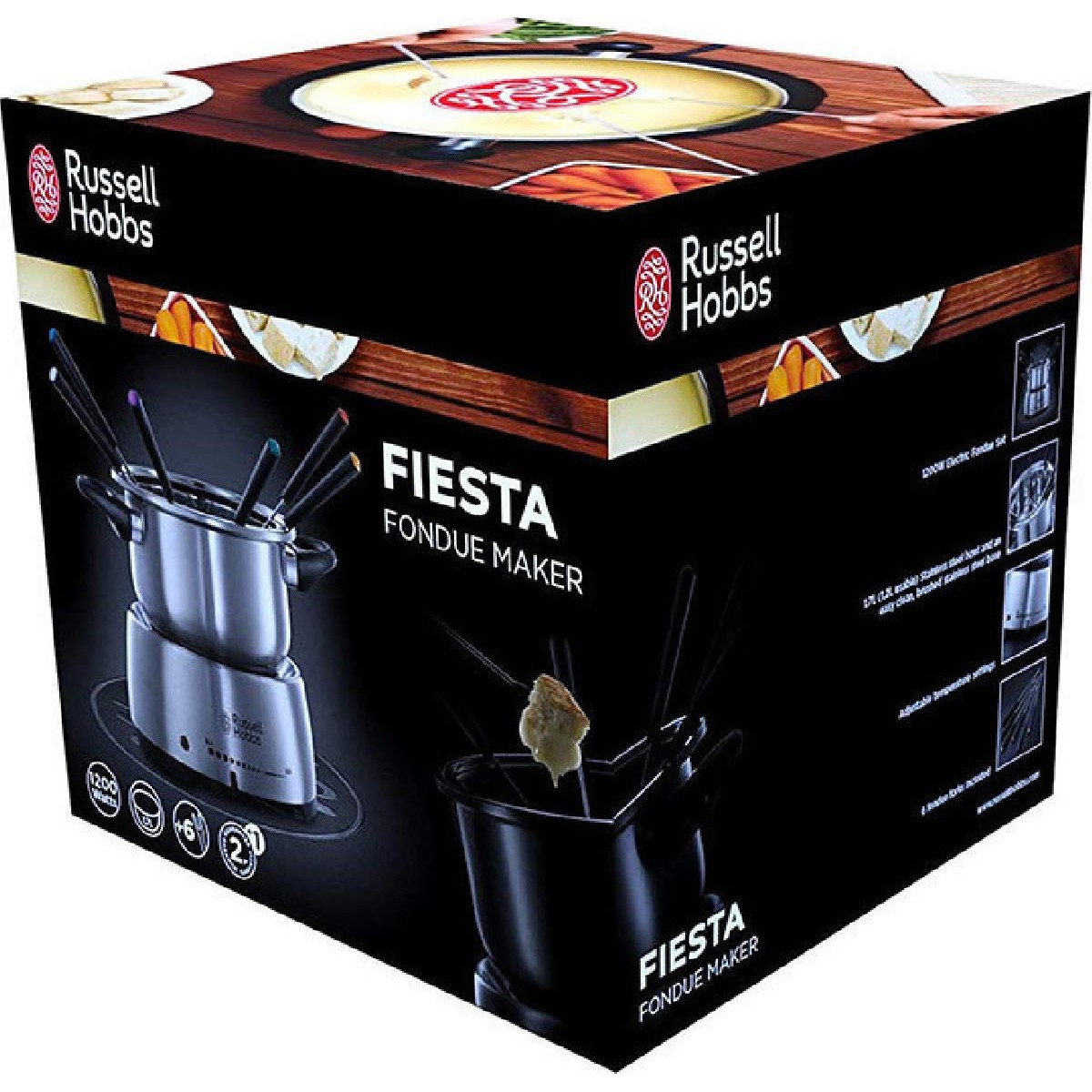 Russell Hobbs 22560-56 Fondue Fiesta stainless steel