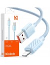 Mcdodo CA-3641 USB-A to Lightning Transparent Data Cable  1.2m blue