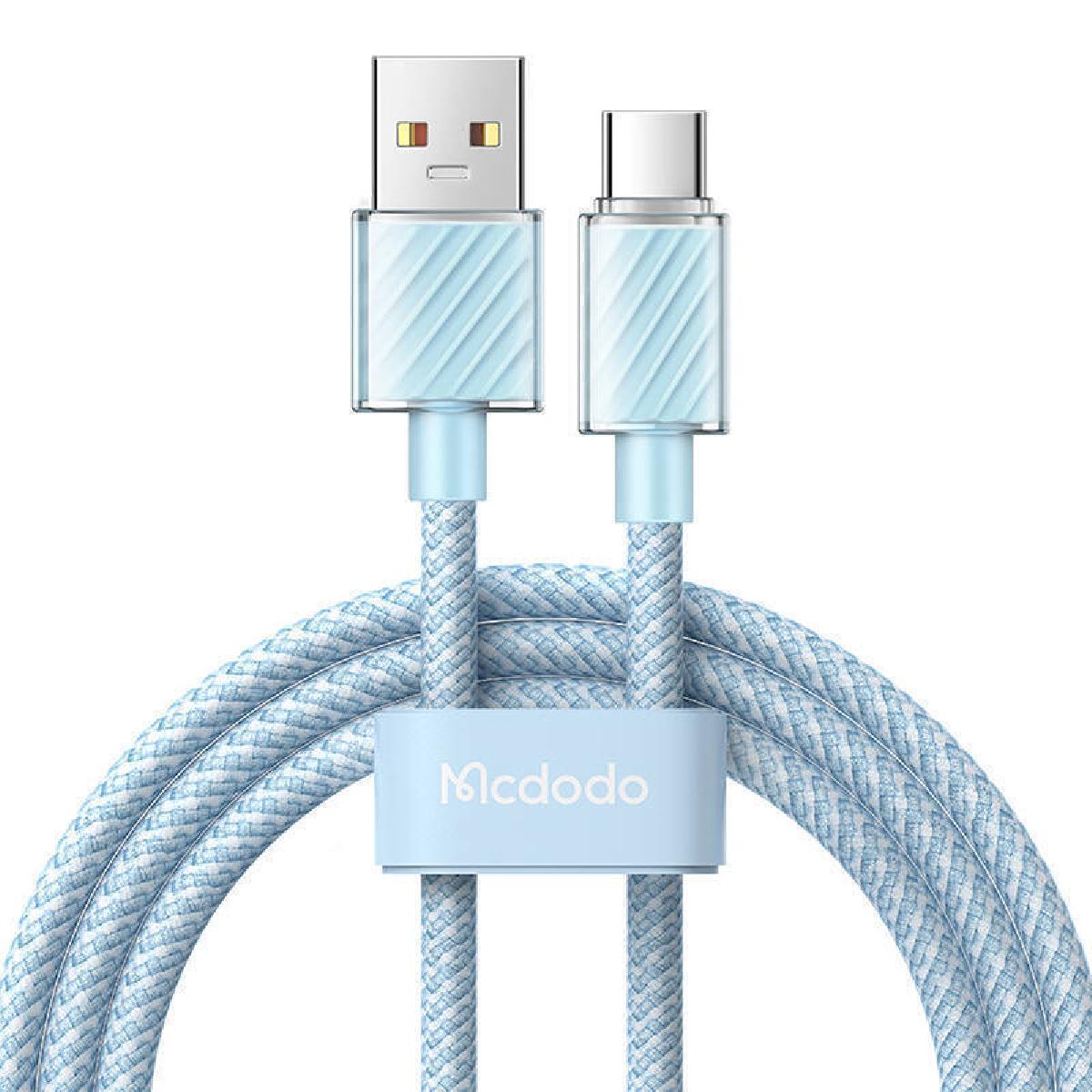 Mcdodo CA-3651 USB-A to Type-C 6Α Charging Cable 1,2m blue