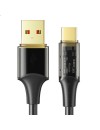 Mcdodo CA-2090 USB-A to Type-C 6A Data Cable with LED 1.2m black