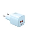 Mcdodo CH-0154 33 watt USB-A +USB-C GAN Fast Charger (EU) blue