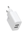 Mcdodo CH-6720 2 USB-A Charger(EU) + Lightning Cable 1m Travel Set white