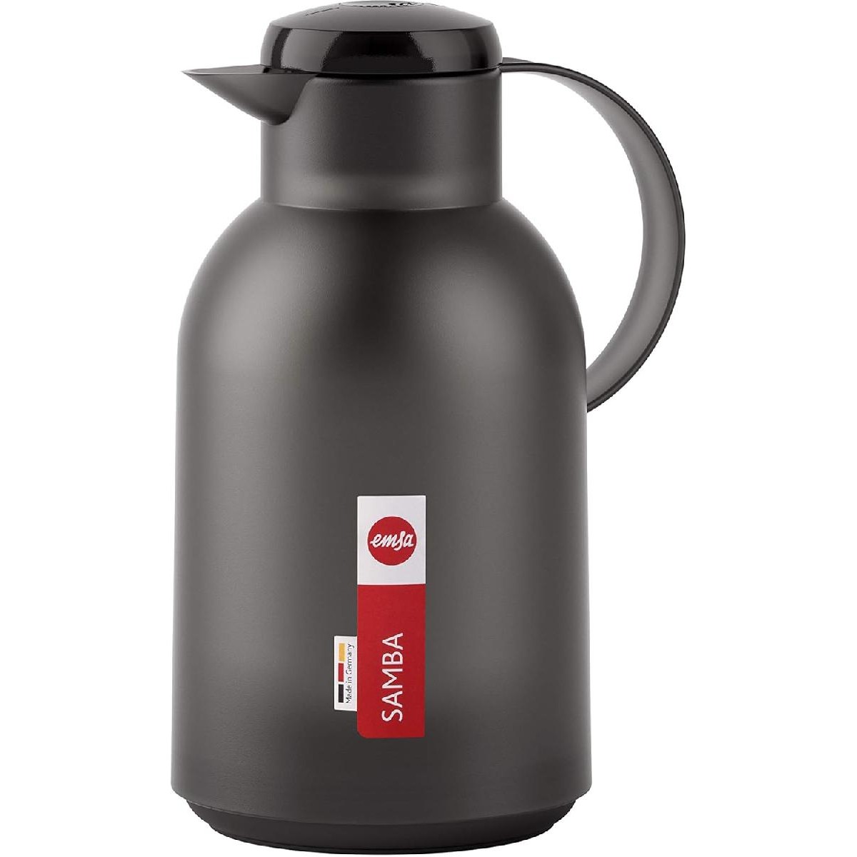 Emsa Samba Wave Vacuum Jug Κανάτα Θερμός 1,5lt, black (3110600415)