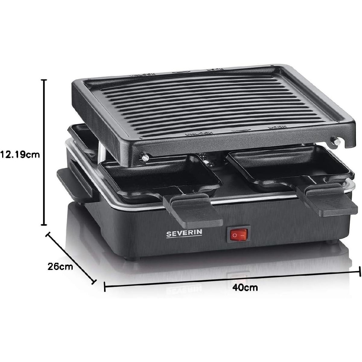 Severin RG 2370 4 persons mini Raclette-Grill