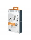 Streetz T150-WH bluetooth earbuds transparent white