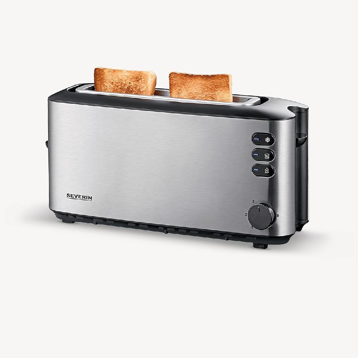 Severin AT 2515  Φρυγανιέρα 2 θέσεων 1000 watt stainless steel black