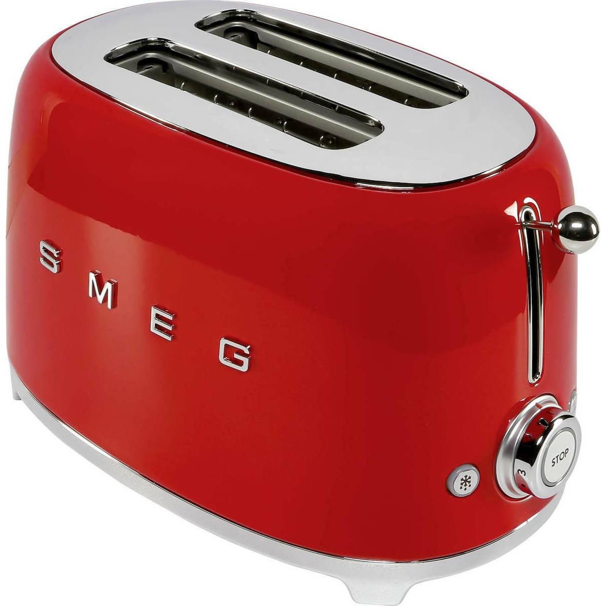 Smeg TSF01RDEU Φρυγανιέρα 2 Θέσεων 950 watt red