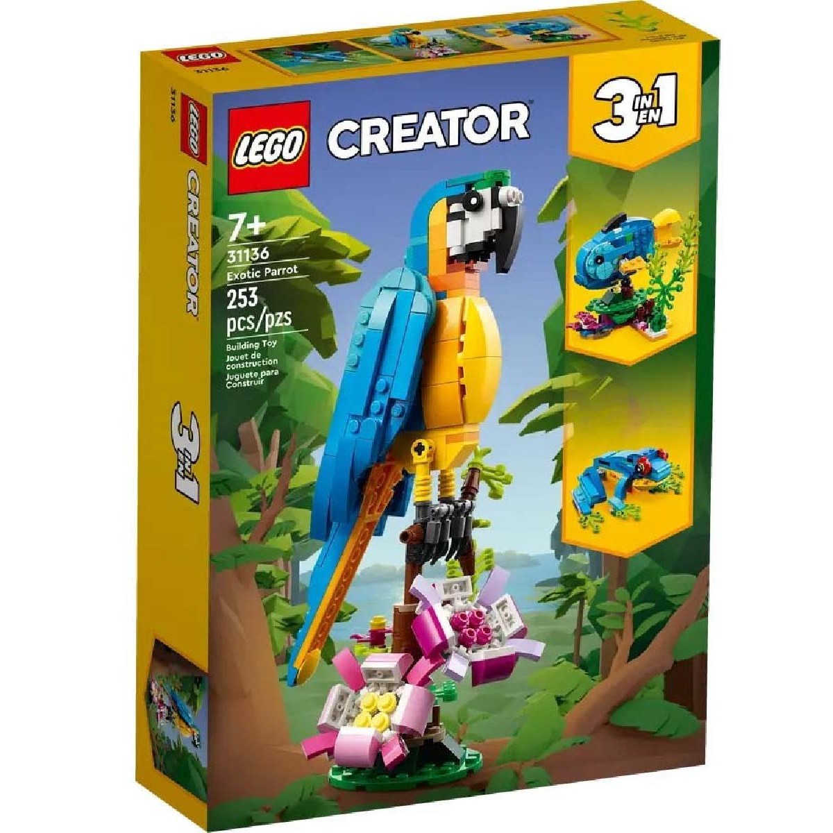 Lego Creator 3-in-1 Exotic Parrot (31136)