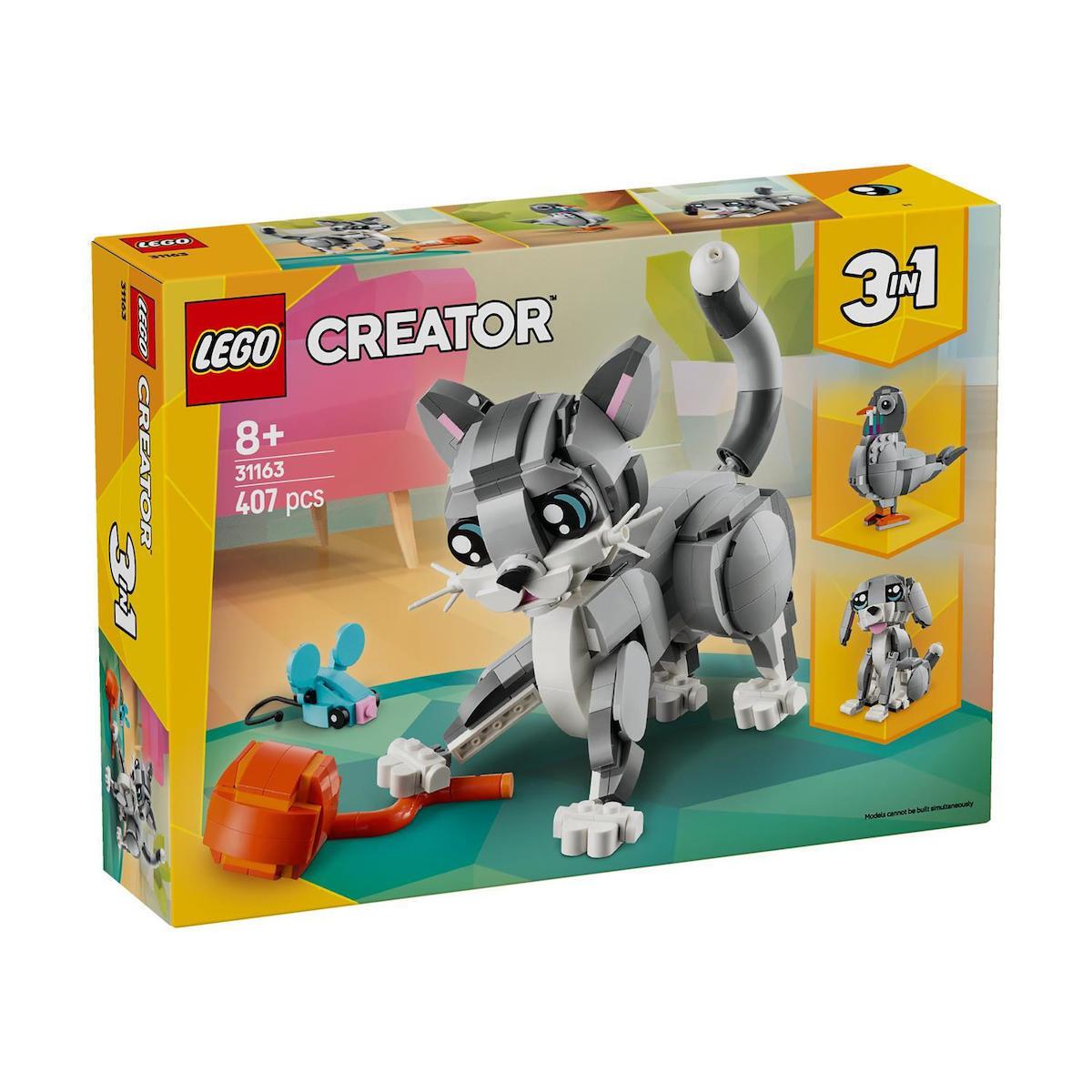 Lego Creator 3-in-1 Playful Cat για 8+ Ετών (31163)