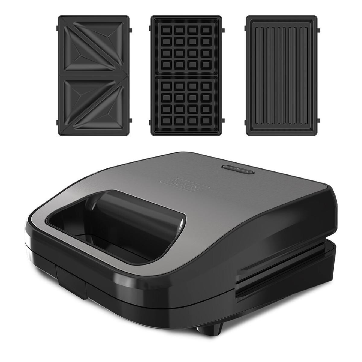 Black & Decker BXSA754E 3 in 1 Sandwich Toaster (waffle and grill)