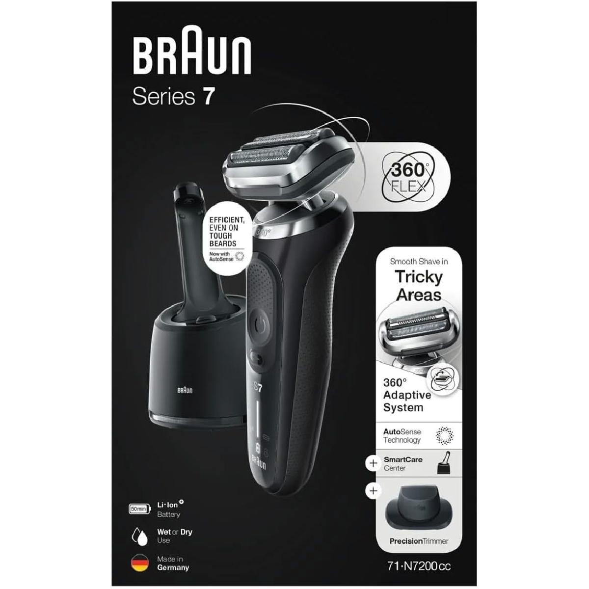 Braun Series 7 71-N7200cc wet&dry Ξυριστική Μηχανή Προσώπου (433842)