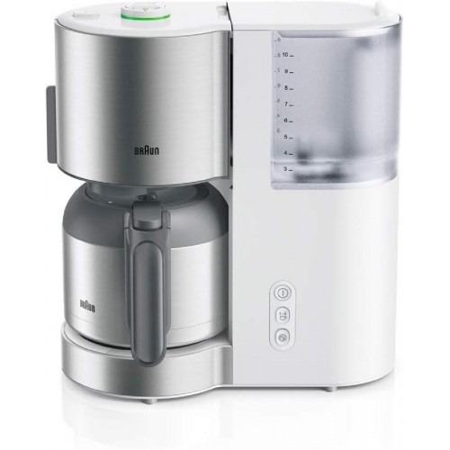 Braun KF5105WH IdCollection Καφετιέρα 1000 watt white Stainless Steel