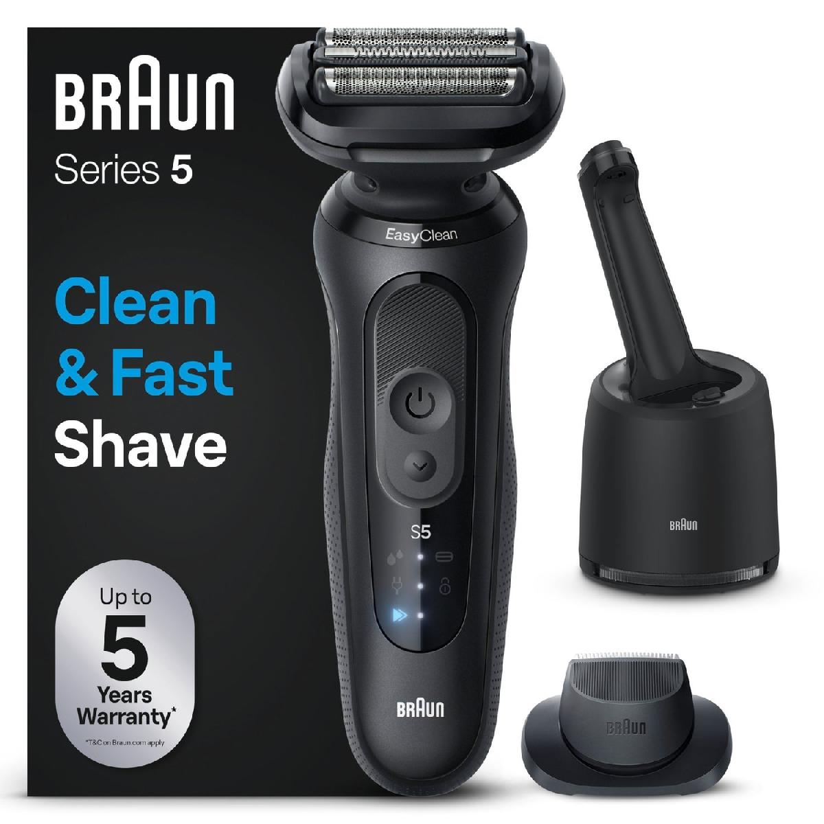 Braun Series 5 52-N7200cc electric shaver for men + Cleaning Station (808057)